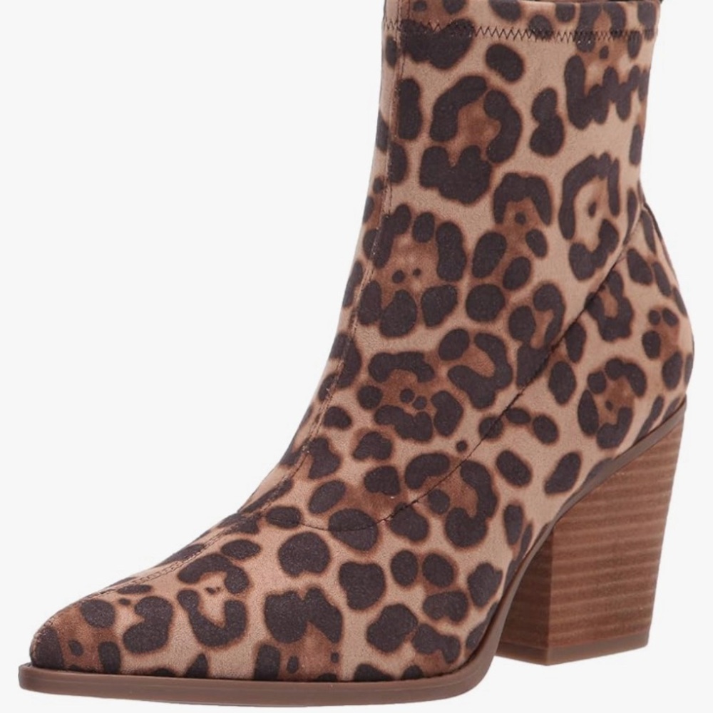 Soul Naturalizer Ankle Cheetah Print Boots Size 11